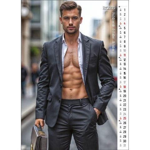 Kalendarz ścienny MAN, PASSION&WORK 13- planszowy 300mm x 350mm Jotan (WPK148)