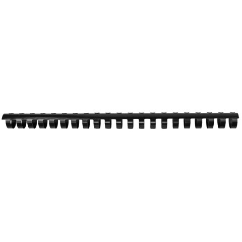 Grzbiety do bindowania A4 czarny plastik śr. 19mm Titanum (19CZ)