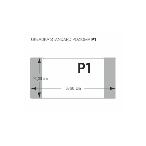 Okładka P1 [mm:] 203x538 Biurfol (OZK-33)