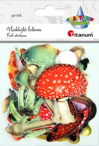 Naklejka (nalepka) Craft-Fun Series Grzyby foliowe Titanum (25MD010)