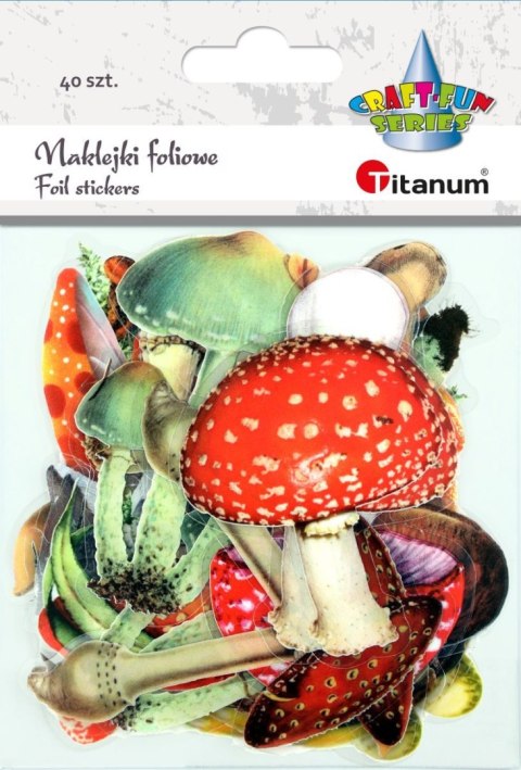Naklejka (nalepka) Craft-Fun Series Grzyby foliowe Titanum (25MD010)