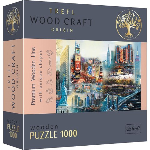 Puzzle drewniane New York - Collage 1000 el. Trefl (20147)