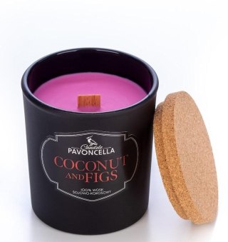 Świeczka ozdobna Classico Coconut and Figs czarna 135 g Pavoncella (5905711530066)