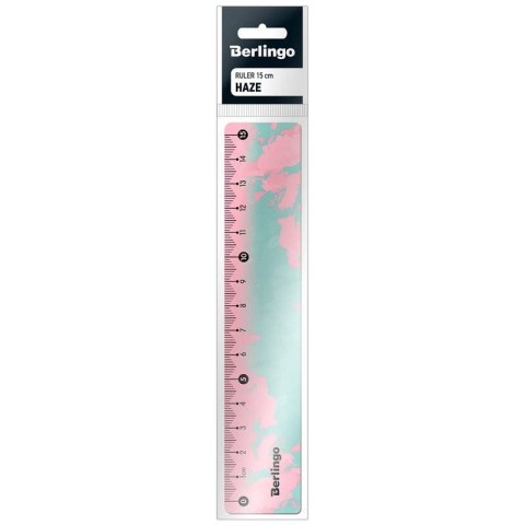 Linijka plastik Haze 15cm Berlingo (4260709085227)
