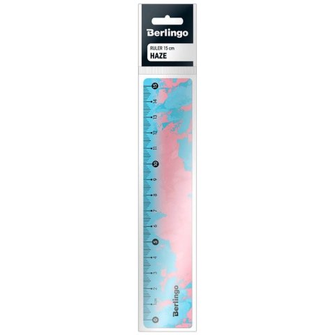 Linijka plastik Haze 15cm Berlingo (4260709085227)