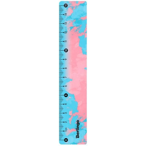 Linijka plastik Haze 15cm Berlingo (4260709085227)