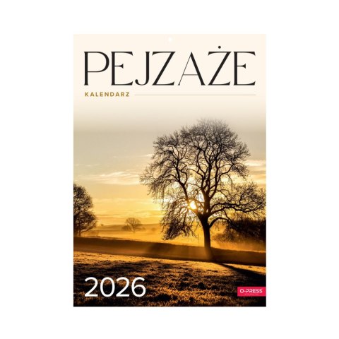 Kalendarz ścienny A4 PEJZAŻE A4 Press (5904830713459)