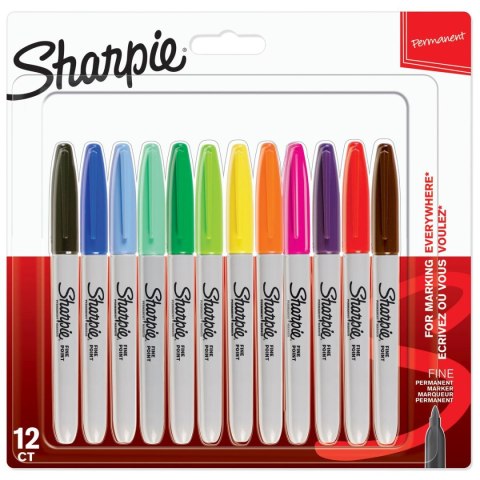 Marker permanentny 12 szt Paper Mate (2065404)