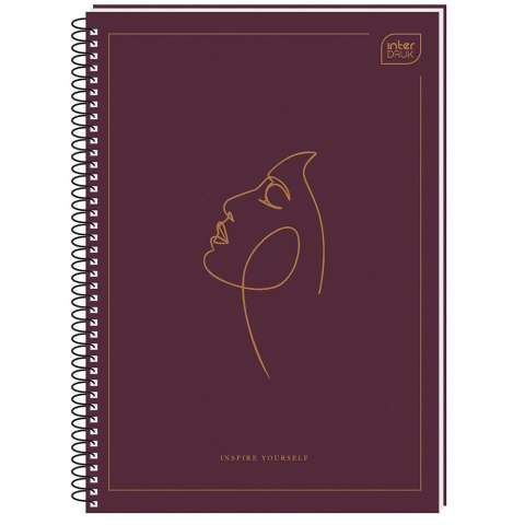 Kołozeszyt (kołonotatnik) A4 80k. 70g krata Interdruk (KOŁOZA480M)