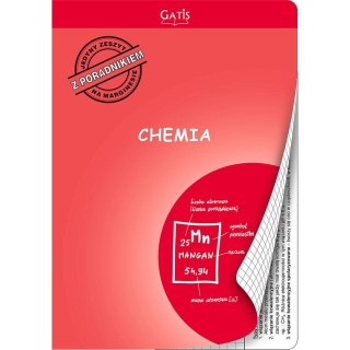 Zeszyt tematyczny do chemii A5 60k. krata Gatis
