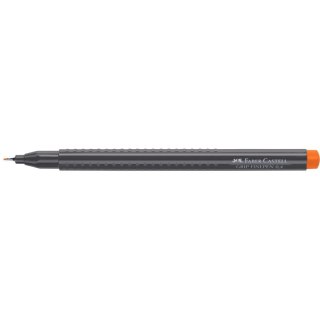 Cienkopis Faber-Castell Grip Finepen 0,4 pomarańczowy (FC151615)