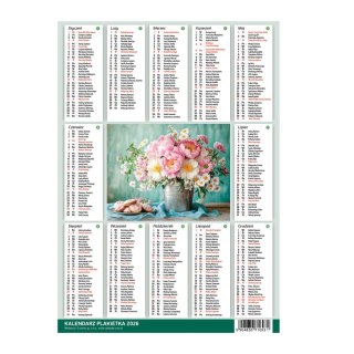 Kalendarz ścienny MIX 250mm x 353mm Press