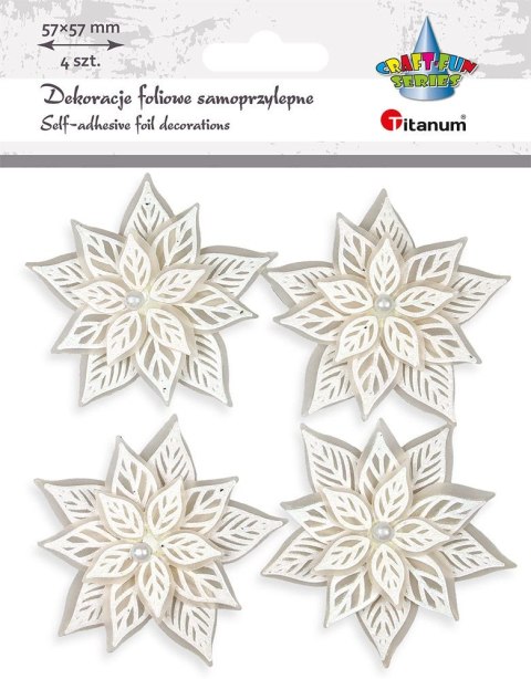 Naklejka (nalepka) Craft-Fun Series Kwiatki 3D Titanum (22LJ1206)