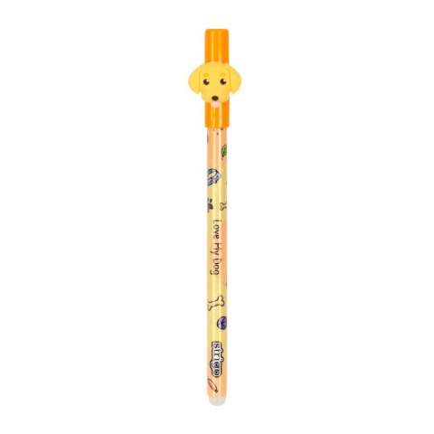 Długopis wymazywalny wymazywalny PIES 5902315577657 wkład niebieski 0,5mm Strigo (SSC202)