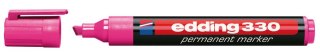 Marker permanentny wkład różowy 1-5mm ścięta końcówka Edding
