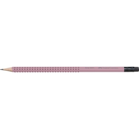 Ołówek Grip 2001 różowy z gumką B Faber Castell (217237 FC)