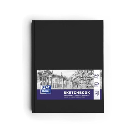 Blok artystyczny czarny A4 100g 96k Oxford (400152623)