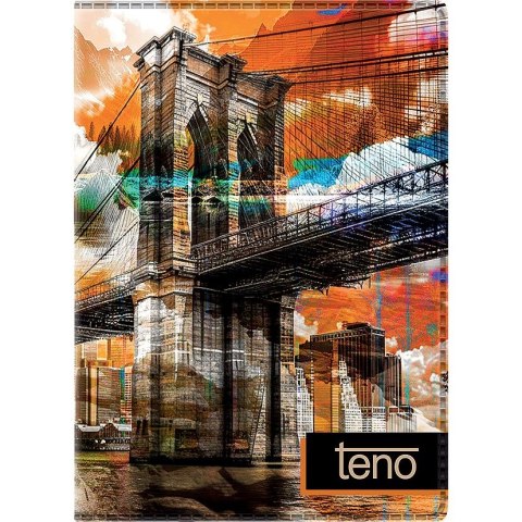 Kalendarz książkowy (terminarz) TENO IMPRESS notesowy 145mm x 194mm Telegraph (N1)