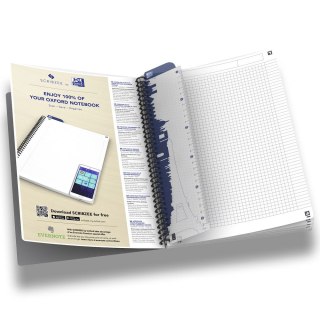 Kołobrulion Essentials A5 90k. 90g krata [mm:] 148x210 Oxford (100102938)