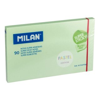 Notes samoprzylepny (karteczki) zielony 90k [mm:] 126x76 Milan (41721P790)