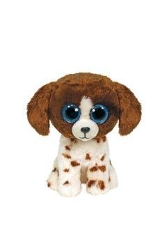 Pluszak Beanie Boos Muudles - Brązowo-biały pies [mm:] 150 Ty (36249)