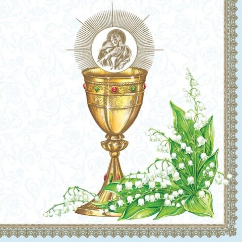 Serwetki komunia mix bibuła [mm:] 330x330 Pol-mak (SL ko)