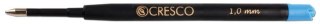 Wkład do długopisu NONSTOP wkład niebieski 1,0mm Cresco (033251)