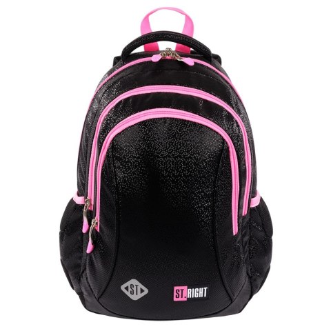 Plecak BLACK GLITTER 5903235665356 3-KOMORY St.Right (BP-26)
