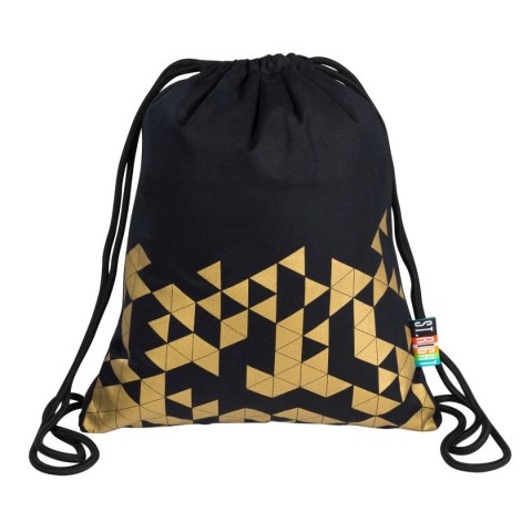 Plecak (worek) na sznurkach Stright GEOMETRY GOLD St.Right (SO-11)