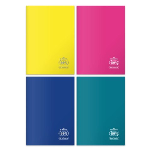 Zeszyt Colors Eco PP 9552308 A5 60k. 70g krata Herlitz (400197973)