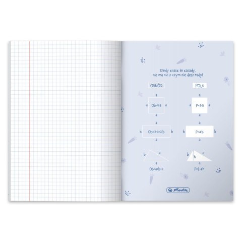 Zeszyt Pastel Cute A5 32k. krata Herlitz (9553934)