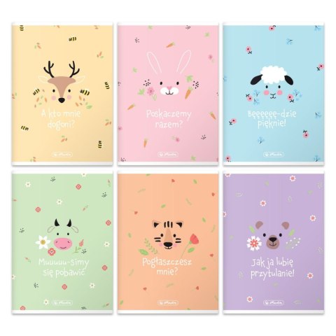 Zeszyt Pastel Cute A5 32k. krata Herlitz (9553934)