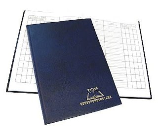 Dziennik korespondencyjny KSIĘGA KORESPONDENCYJNA A4 96k. Warta (229-009)