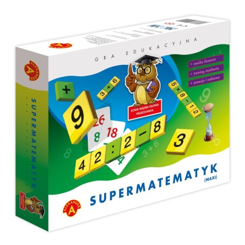 Gra edukacyjna Supermatematyk Maxi Alexander (0467)