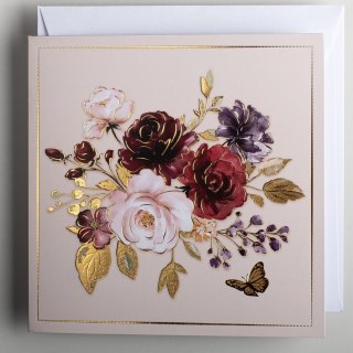 Kartka składana kw złovony [mm:] 155x155 Art Nuvo (5902973350944)