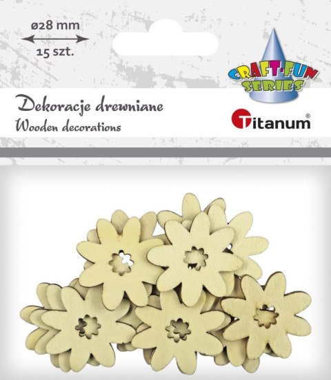 Ozdoba drewniana Craft-Fun Series Titanum (WDY132)