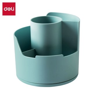 Pojemnik na długopisy obrotowy niebieski plastik Argo (EZ417-BL)