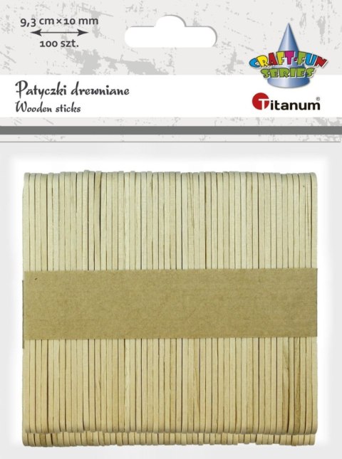 Ozdoba drewniana Craft-Fun Series patyczki Titanum (BG017)