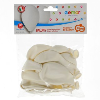 Balon gumowy BALON PASTEL pastelowy biała 260mm 10cal Godan (G90/FI/08)