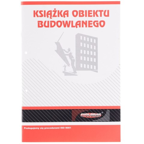 Druk offsetowy książka obiektu budowlanego A4 A4 38k. Stolgraf (P22)
