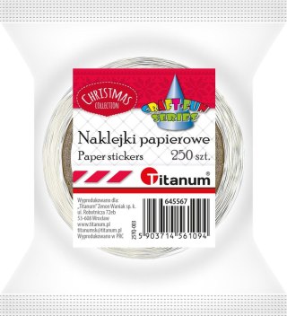 Naklejka (nalepka) Craft-Fun Series Bałwanki Naklejki na rolce Titanum (25YQ-003)