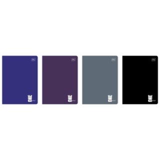 Zeszyt tematyczny ONE COLOR do słówek A6 32k. 70g linia Interdruk (A32k =)