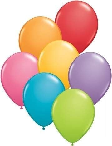 Balon gumowy neon fluorescencyjny 25 szt mix 23mm 9cal Arpex (K960)