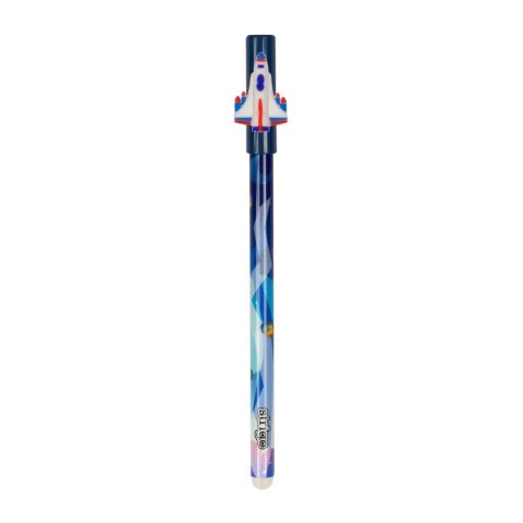 Długopis wymazywalny AIRCRAFT 5902315577602 wkład niebieski 0,5mm Strigo (SSC197)