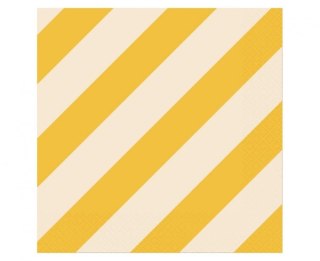 Serwetki paski żółto beżowe żółty celuloza [mm:] 330x330 Godan (PG-SPA1)