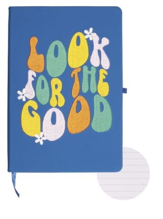 Notes (notatnik) LOOK FOR THE GOOD. A5/96 = A5 96k. linia Sadpex (110031)