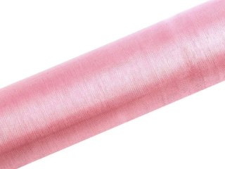 Organza organza Gładka 0,16x9 [mm x m] różowa Partydeco (ORP16-081J)