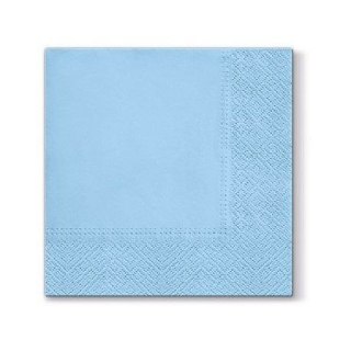 Serwetki niebieski bibuła [mm:] 330x330 Paw (SDL110205)