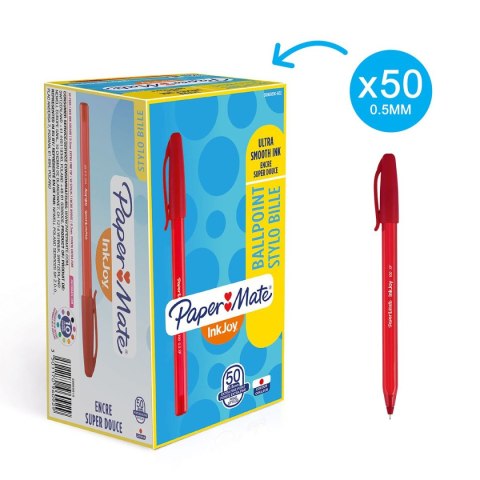 Długopis INKJOY czerwony wkład czerwony 1,0mm Paper Mate (S0957140)