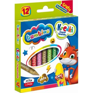 Kredki glinkowe Bambino 12 k 12 kol. St.Majewski